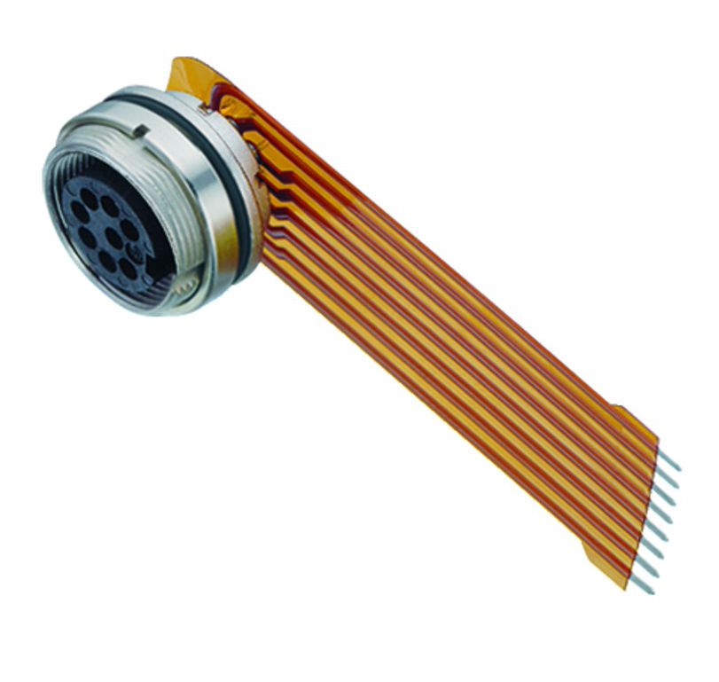 BINDER Socket Circular M16 8p THT 09-0174-65-08