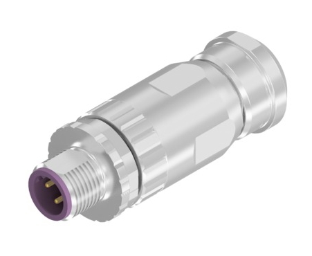 CONEC Plug Circular M12 4p Screwclamp SAL-12B-RSC4-S/150