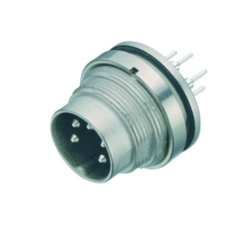 BINDER Plug Circular M16 5p THT 09-0119-90-05