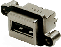 AMPHENOL ICC Socket Square USB 5p THT MUSBB151M0