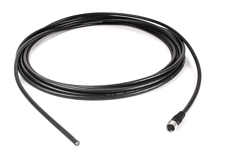 BINDER Socket Circular M8 4p with Cable 5m 79-3582-55-04