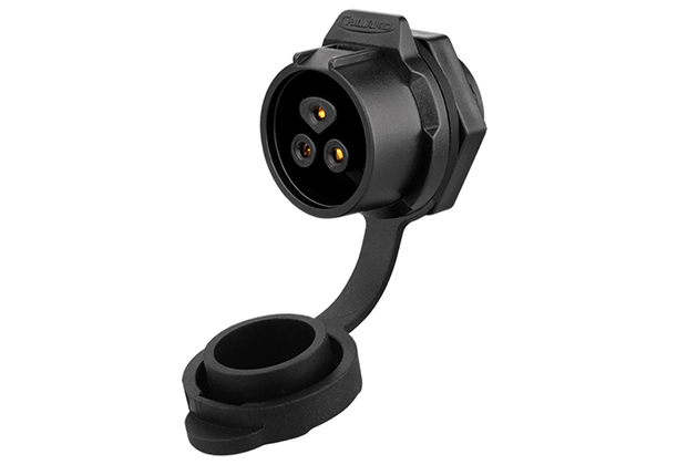 90° Single Hole Plastic Female Socket CNLINKO LP-16-J03SX-02-101