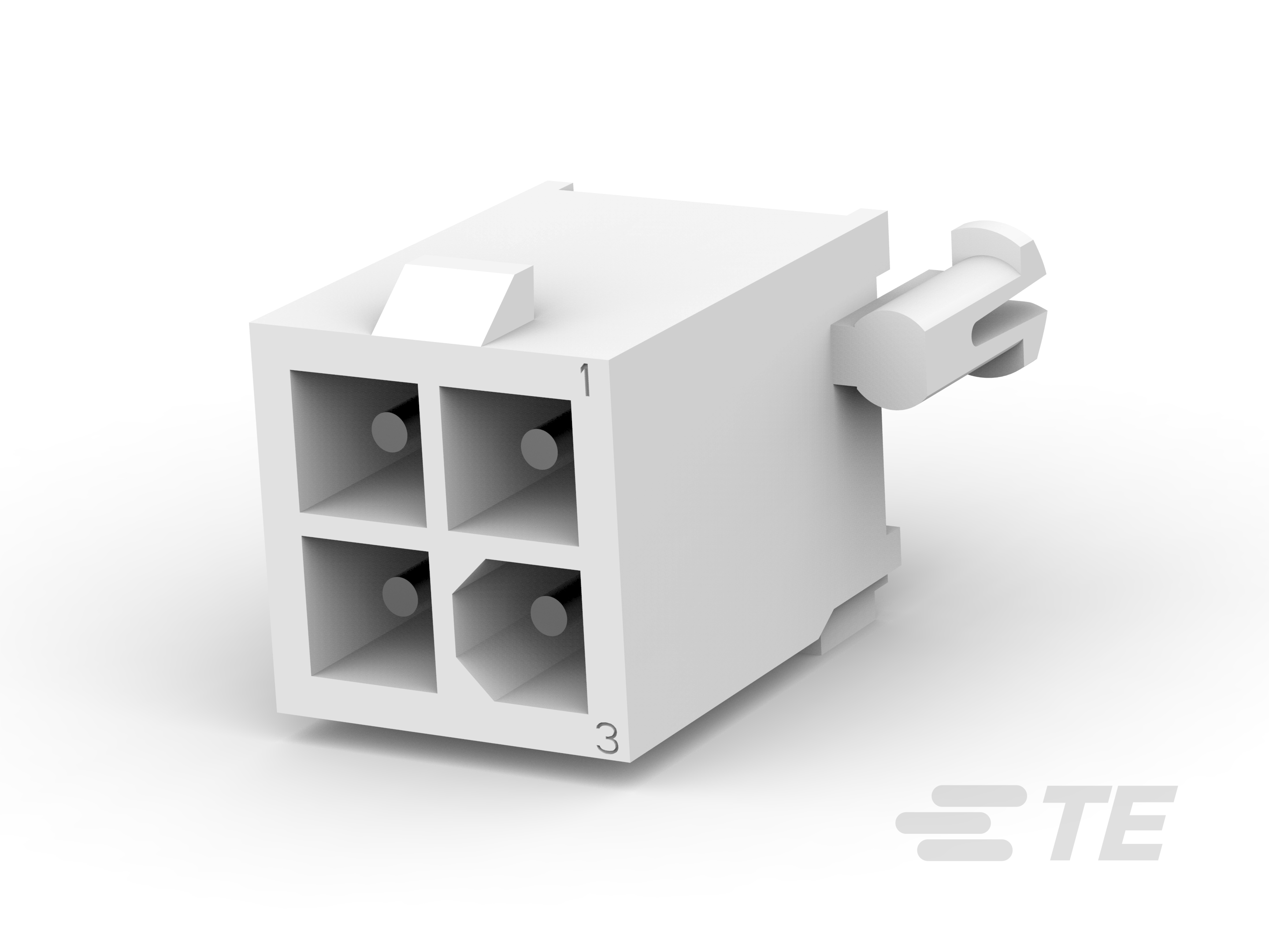 TE CONNECTIVITY Socket Square MATE-N-LOK 4p THT 1-770174-0