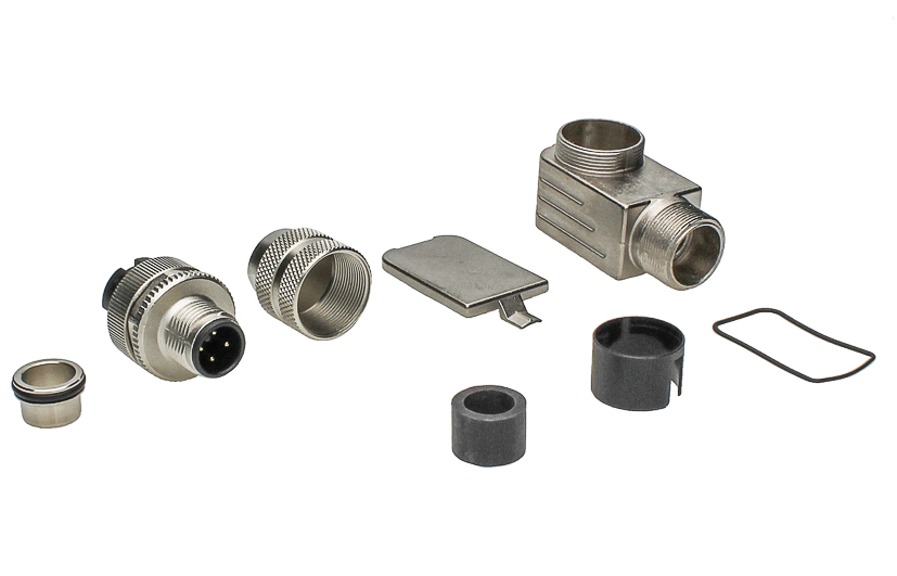 BINDER Plug Circular M12 4p Screwclamp 99-1429-822-04