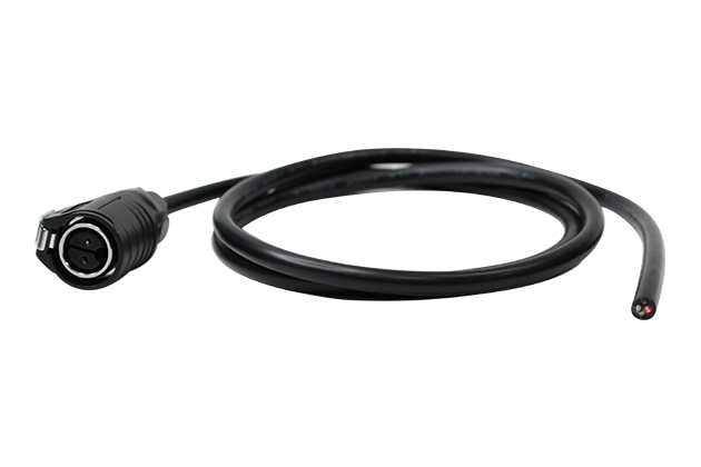Standard Model 2 Pin L=1M Female Plastic+Metal Plug+Cable With Soldering CNLINKO LP16-02-FP-E-1M-001