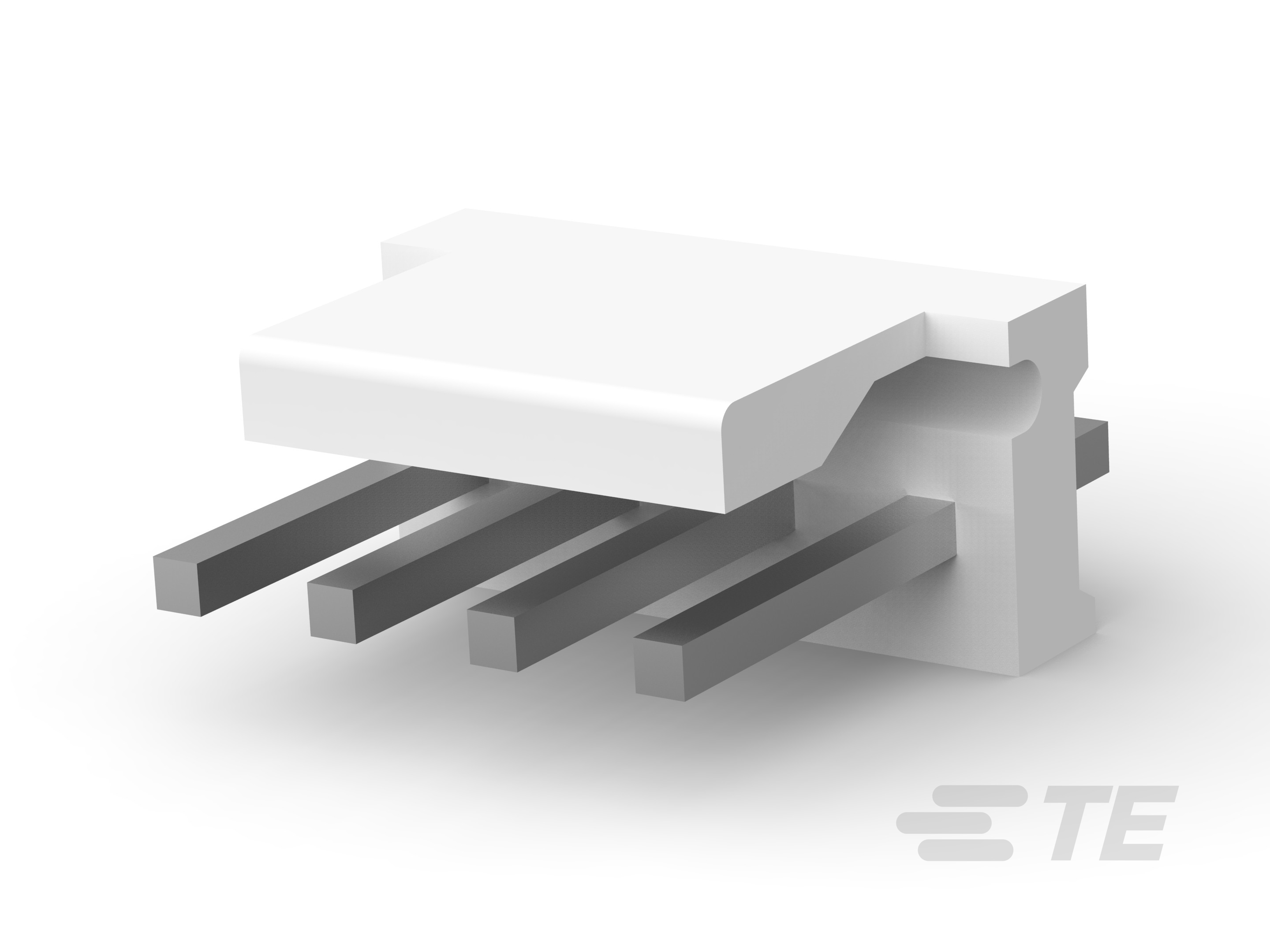 TE CONNECTIVITY Plug Square MTA 4p THT 640445-4