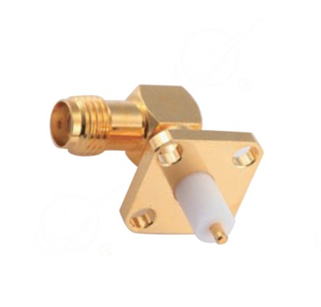 Розетка на плату угловая SMA-KWFD-2 JC3.660.459