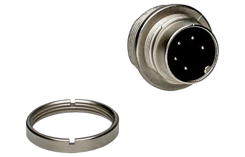 BINDER Plug Circular M16 5p Solder 09-0315-00-05