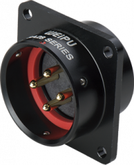 Вилка на панель с кв. фланцем Weipu SA2813/P20R1