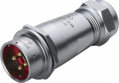 Вилка межкабельная Weipu SF2011/P6I1