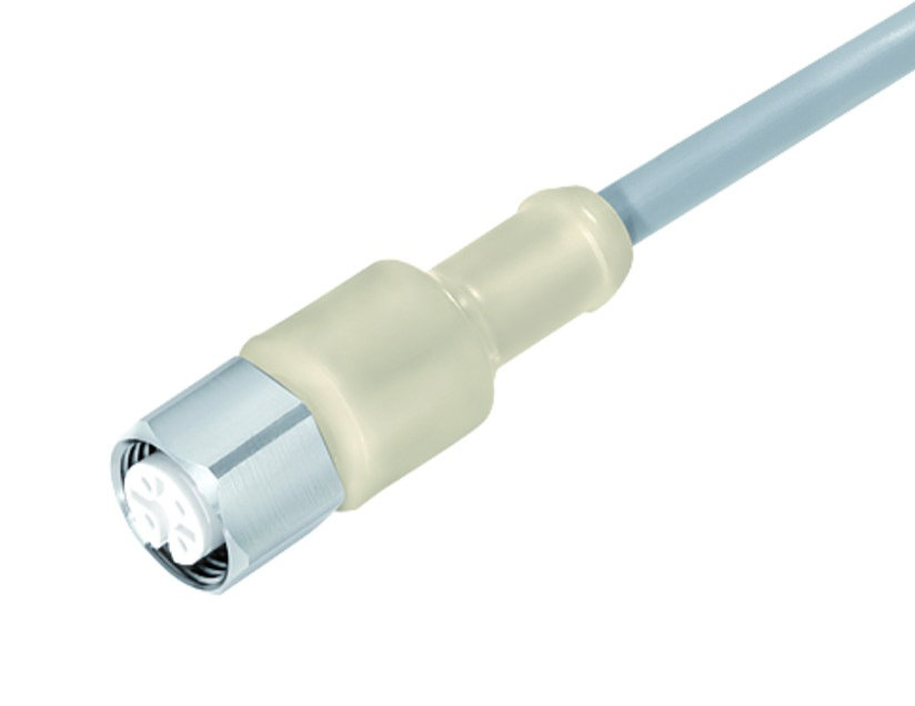 BINDER Socket Circular M12 3p with Cable 2m 77-3730-0000-20403-0200