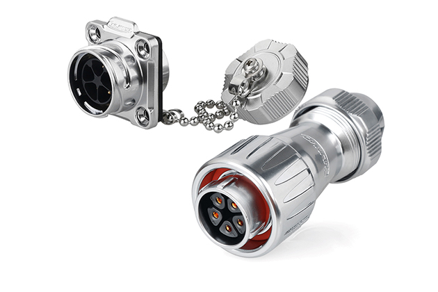 Female Plug + Male Four-hole Socket CNLINKO DZ-20-J05PE-03-001A/DH-20-C05SX-03-401A