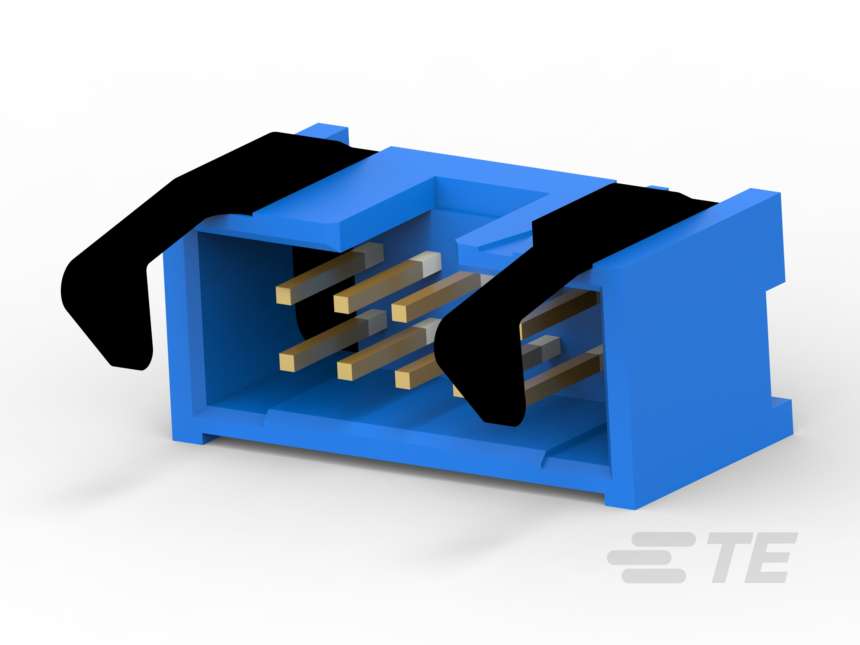 TE CONNECTIVITY Plug Square 10p THT 2-1761608-3