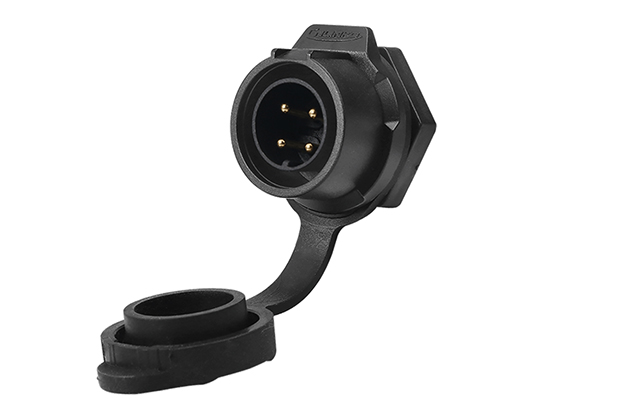 90° Single Hole Plastic Male Socket CNLINKO LP-16-C04SX-02-101