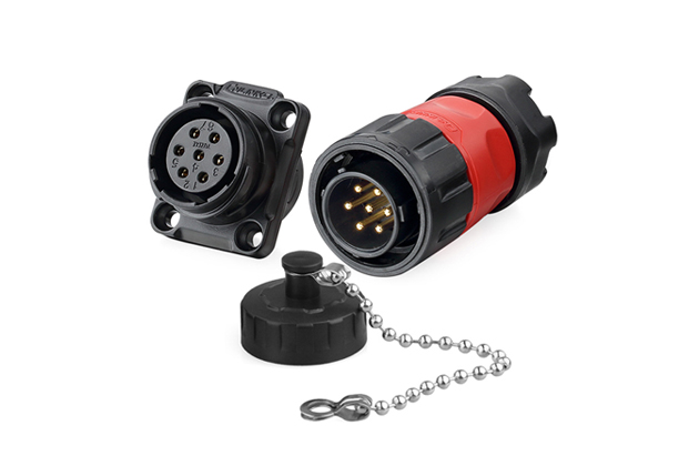 Plug+socket CNLINKO YM-20-J07SX-02-402A / YM-20-C07PE-02-002A