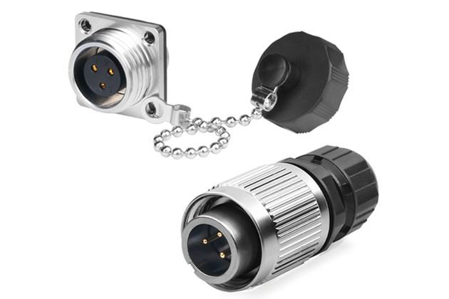 Male Plug + Female Four-hole Socket CNLINKO YW-16-C03PE-03-001/YW-16-J03SX-03-401