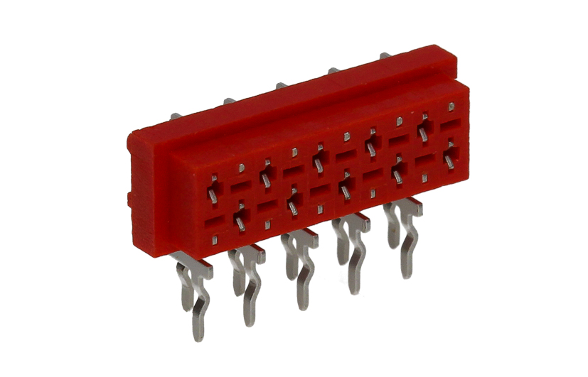 CVILUX Socket Square MicroMatch 10p THT CA3210H1300
