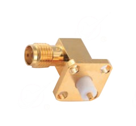 Розетка на плату угловая SMA-KWFD-4 JC3.660.1417