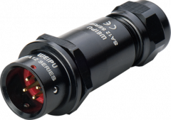 Вилка межкабельная Weipu SA1211/P6IIВ
