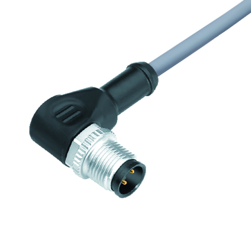 BINDER Plug Circular M12 4p with Cable 5m 77-3427-0000-20004-0500