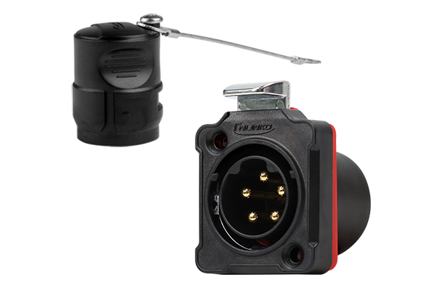 Two Hole Plastic Male Socket CNLINKO BD-24-C05SX-02-202A