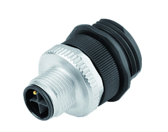 BINDER Plug Circular M12 4p Screwclamp 99-0693-500-04