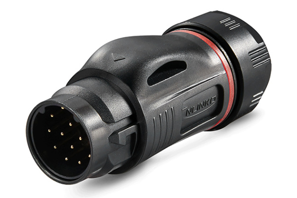 Plastic Male plug CNLINKO BD-24-C14PE-02-001A