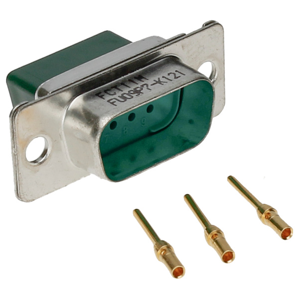 FCT Male connector body 9p FU09P7-K121