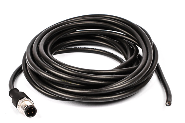 BINDER Plug Circular M12 4p with Cable 5m 79-3429-17-04