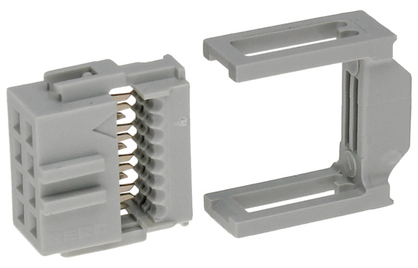 AMPHENOL ICC Connector strip female 2x4p 71600-008LF