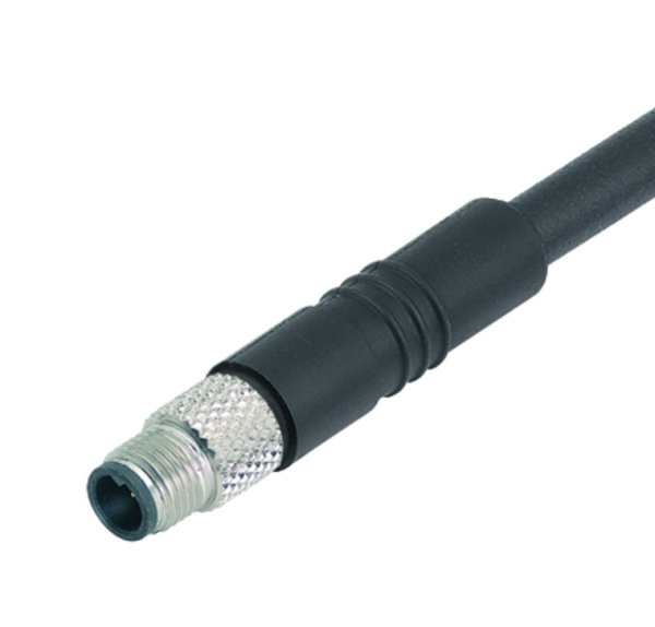 BINDER Plug Circular M5 4p with Cable 2m 79-3107-32-04