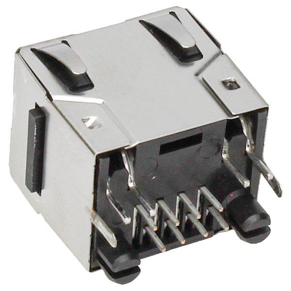 AMPHENOL ICC Socket Square RJ 2x8p THT RJHSE-3P87