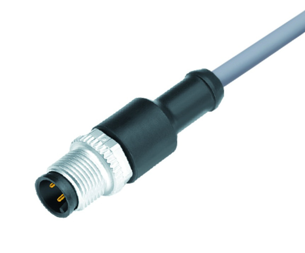 BINDER Plug Circular M12 5p with Cable 5m 77-3429-0000-20005-0500