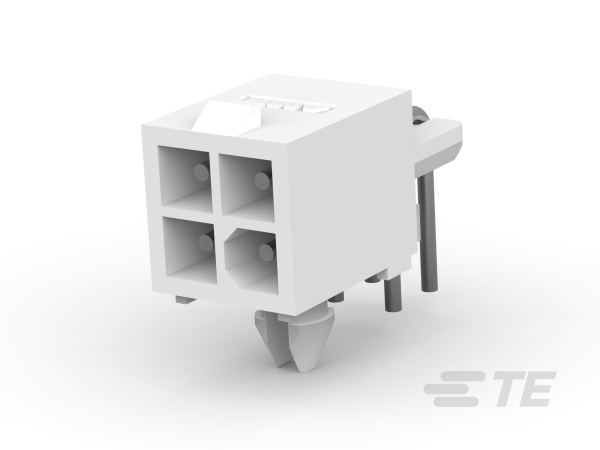 TE CONNECTIVITY Plug Square MateNLock 4p THT 1-770968-0