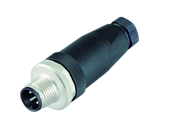 BINDER Plug Circular M12 4p Cageclamp 99-0525-12-04