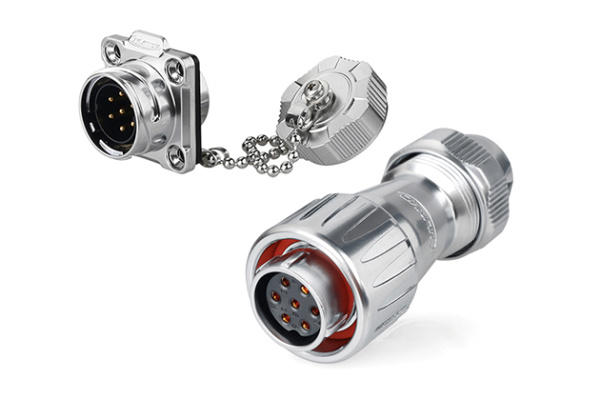 Female Plug + Male Four-hole Socket CNLINKO DZ-20-J07PE-03-001A/DH-20-C07SX-03-401A