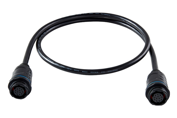 180° Double female socket CNLINKO YM20-12-FS-FS-1M-001