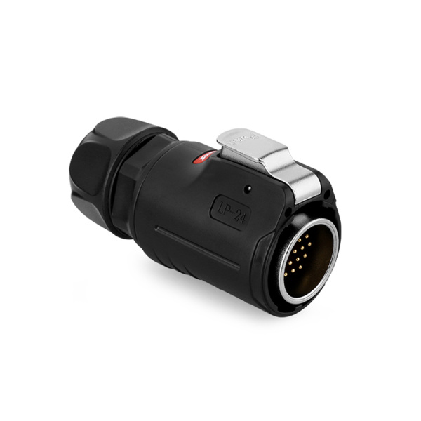 Metal + Plastic male plug CNLINKO LP-24-C24PE-01-001A