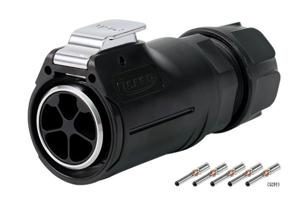Metal+Plastic Male Plug With Crimping CNLINKO LP-32-C05PE-31-001A