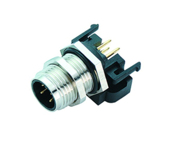 BINDER Plug Circular M12 8p THT 99-3481-458-08
