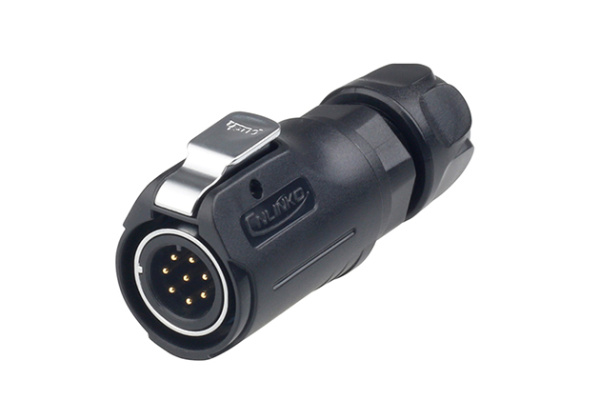 Metal + Plastic male plug CNLINKO LP-12-C08PE-01-001