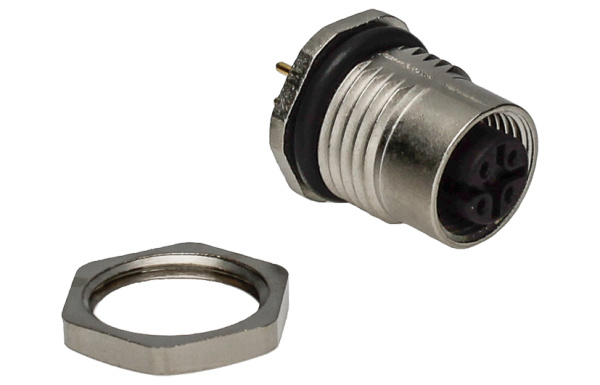 BINDER Socket Circular M12 5p THT 09-3442-90-05