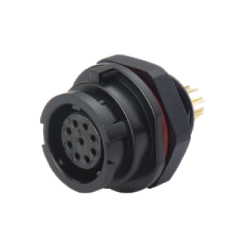 Розетка на панель, крепление гайкой снаружи Weipu SY1315/S6С