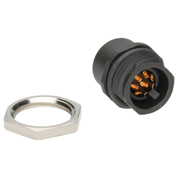BINDER Socket Circular M12 8p 09-0484-387-08