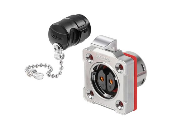 Metal Four hole Female socket CNLINKO BD-24-J02SX-03-407