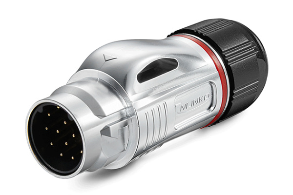 Metal Male plug CNLINKO BD-24-C14PE-03-001A