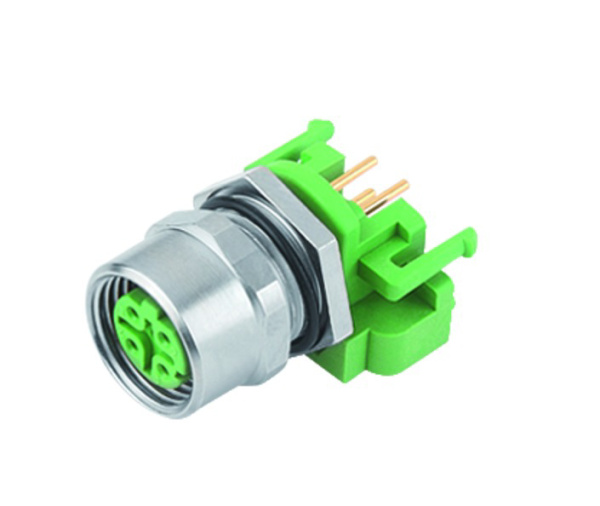 BINDER Socket Circular M12 4p THT 99-3732-200-04