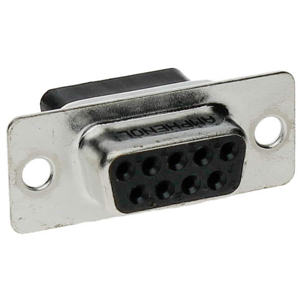 AMPHENOL ICC Female connector shell 9p L177RR-E09S