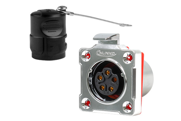 Four Hole Metal Female Socket CNLINKO BD-24-J05SX-03-402A