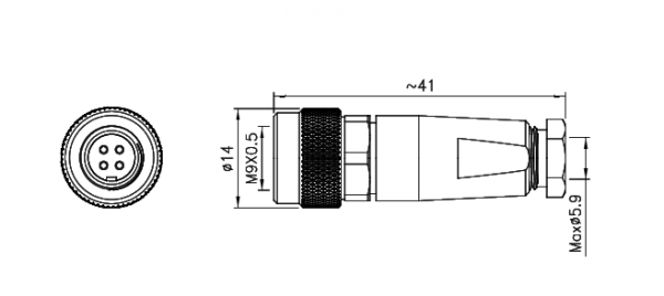 картинка Розетка кабельная   M9G-A-S3